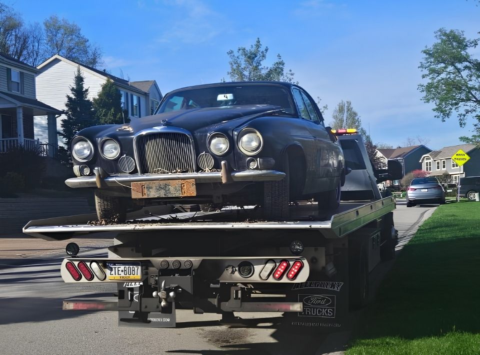 B-Line Towing tow truck ready for roadside assistance
